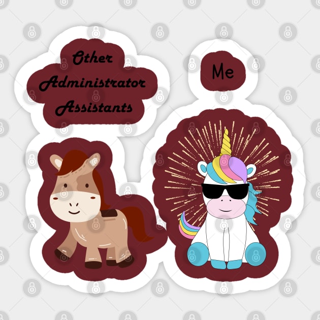 Administrator Assistant Sticker by Lili's Designs